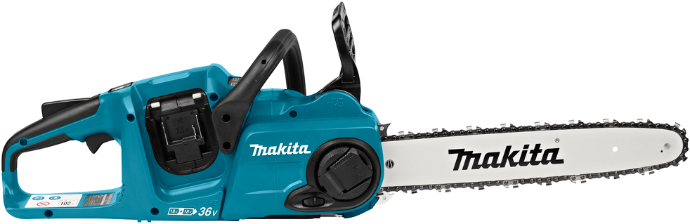 Makita DUC353Z Chainsaw Side View