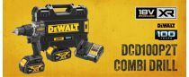 The Dewalt DCD100P2T 18V XR Cordless Brushless Combi Drill Unlocking Precision and Power