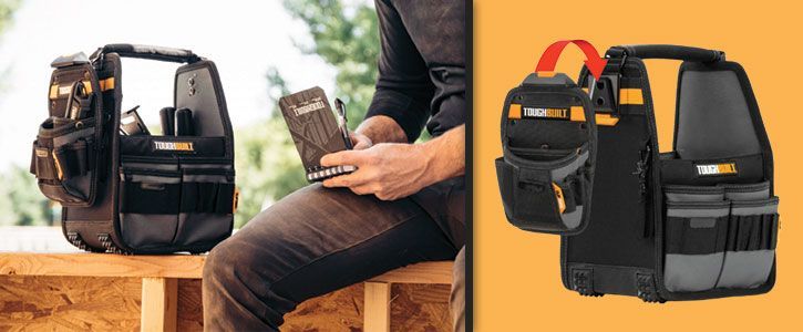 ToughBuilt TB-CT-180-8 Tool Tote + Universal Pouch: Your Ultimate Companion for On-the-Go Efficiency