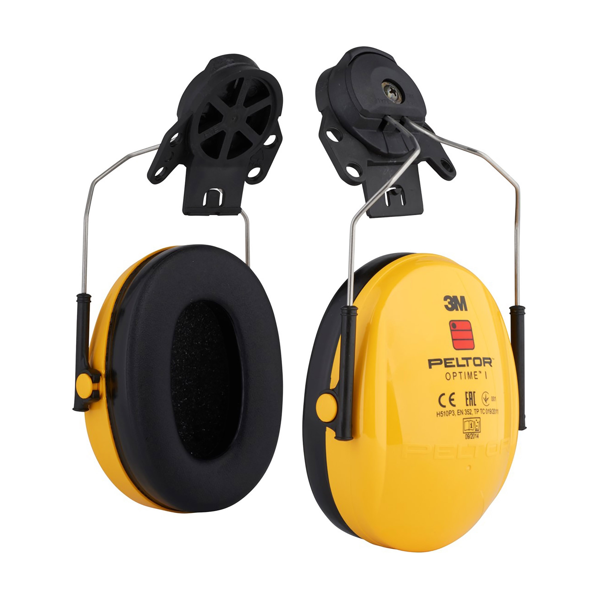 3M H510P3E Peltor Optime I Clip-On Hi-Vis Ear Defenders SNR 26dB