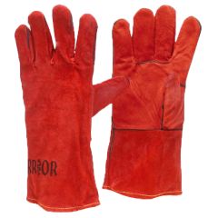 Warrior Supared Split Leather Welders Gauntlet Gloves