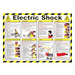 Allsigns FIP3 Laminated Electric Shock Poster