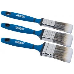 Draper 41372 Soft Grip Paint Brush Set (3 Piece)