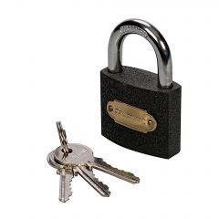 Silverline MSS04I Brass Iron Padlock c/w 3 Keys 50mm