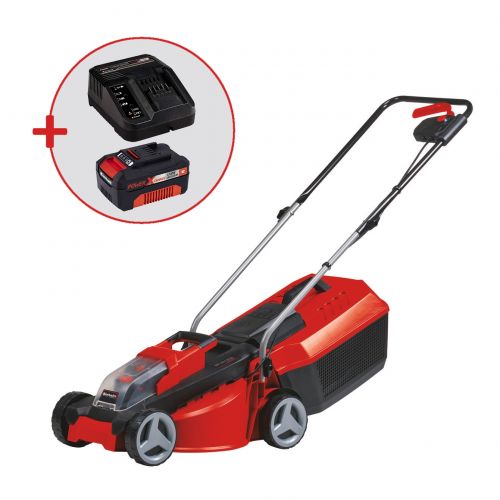 Einhell Power X-Change 18/30 Cordless Lawnmower - 18V, Brushless Motor, 30cm Cutting Width, 25L