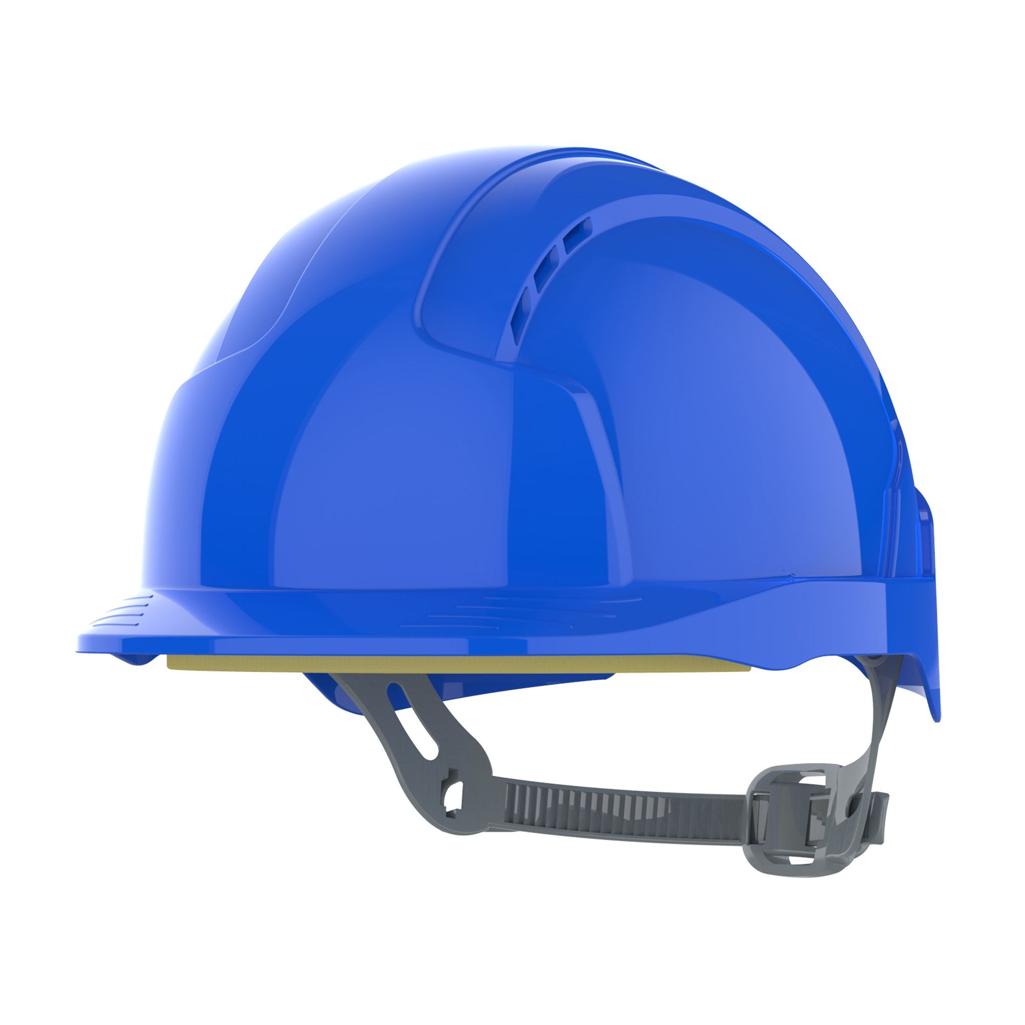 Bauschutzhelm GELB mit Belueftung JSP Evolite Helm 