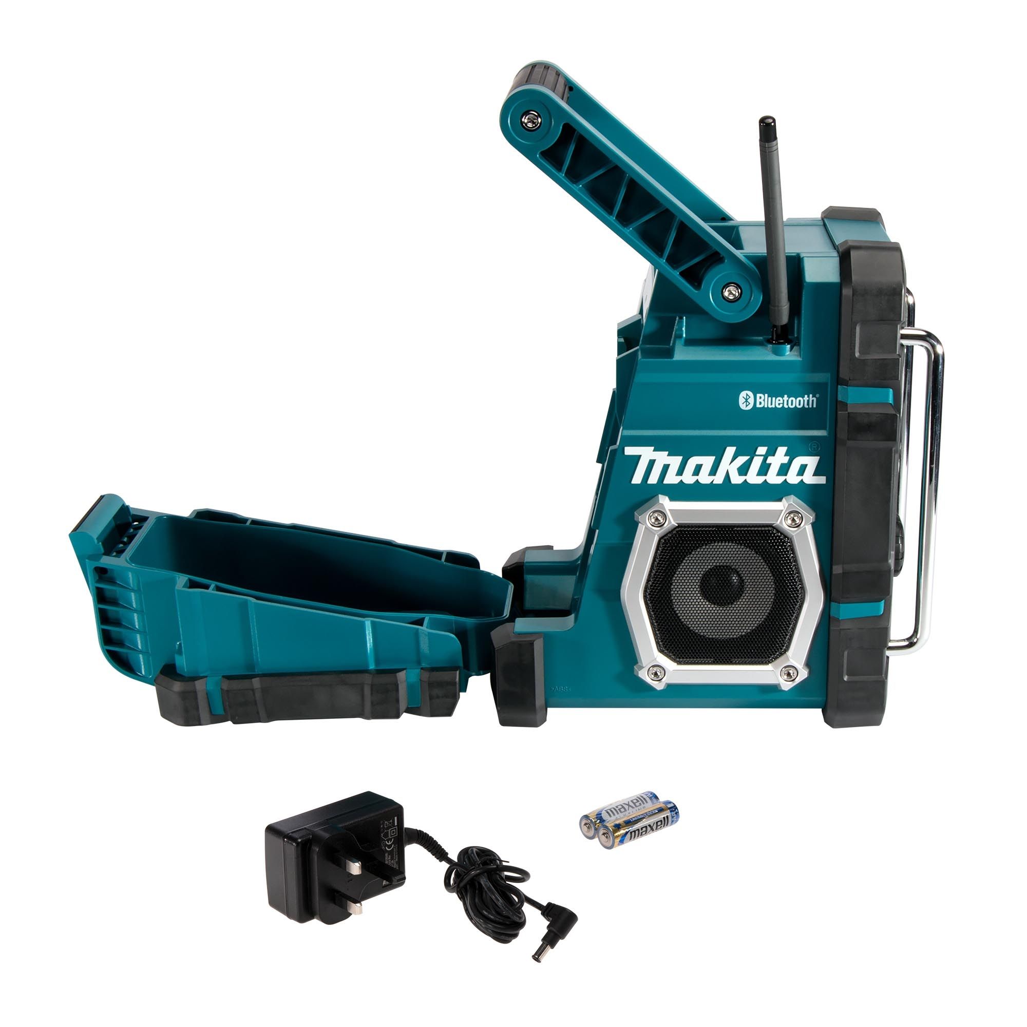 Radio de chantier sans fil Makita, Bluetooth, port USB, AM et FM DMR108C