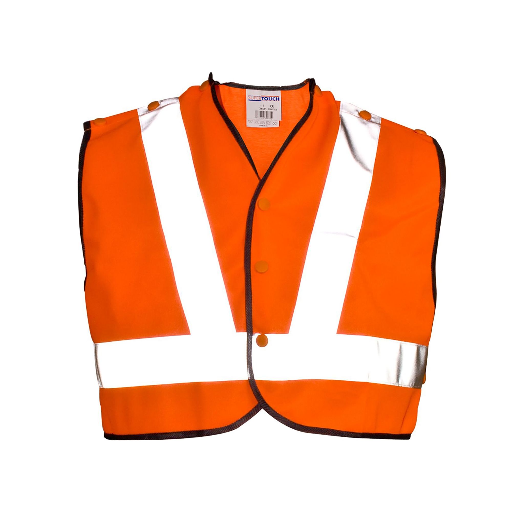 Reflective High Visibility Rail Spec GO/RT Vest Jacket  Mens Size 