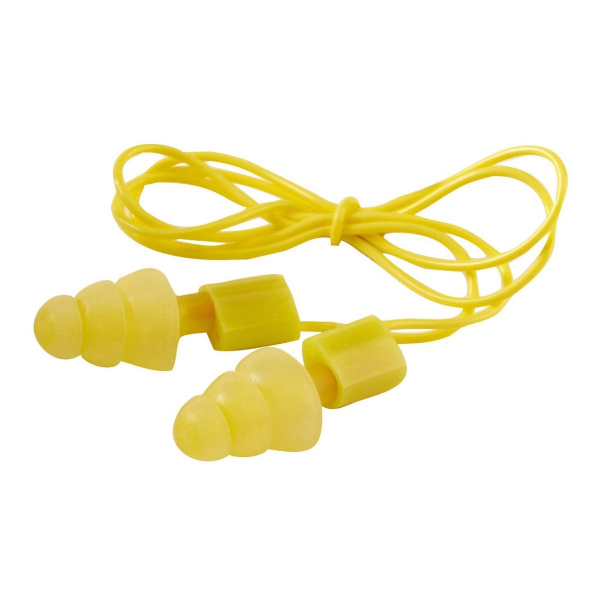Reusable Soft Silicone Corded Ear Plugs In Box Noise IsolatingGrinding PPE 