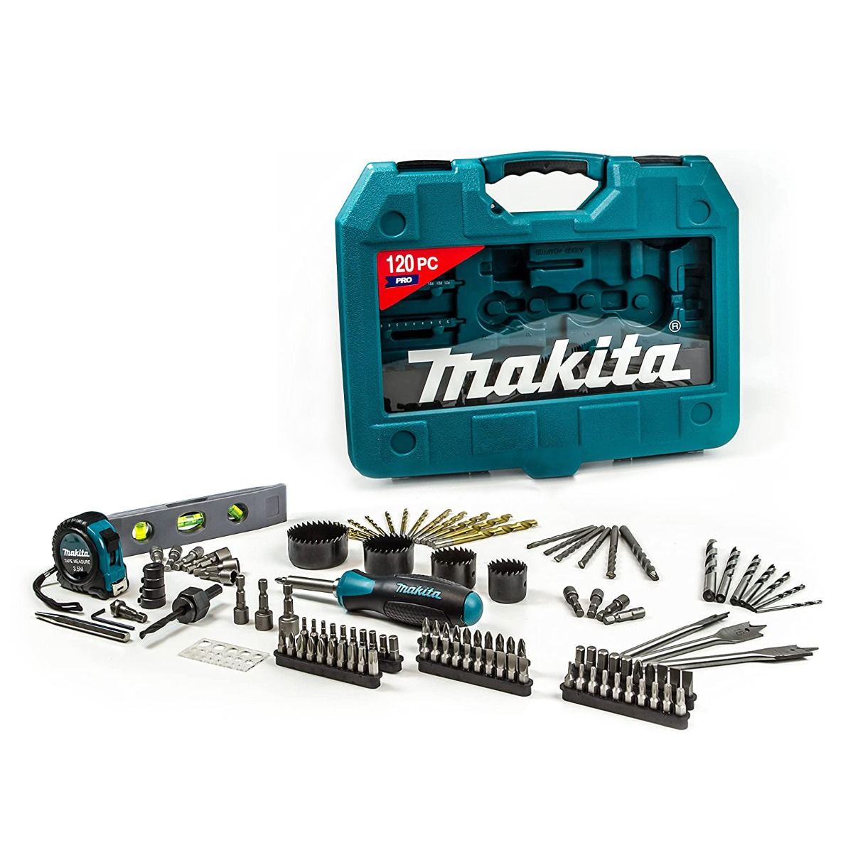 Makita P90370 Trade Pro Screwdriver & Drill Bit Set 120PC
