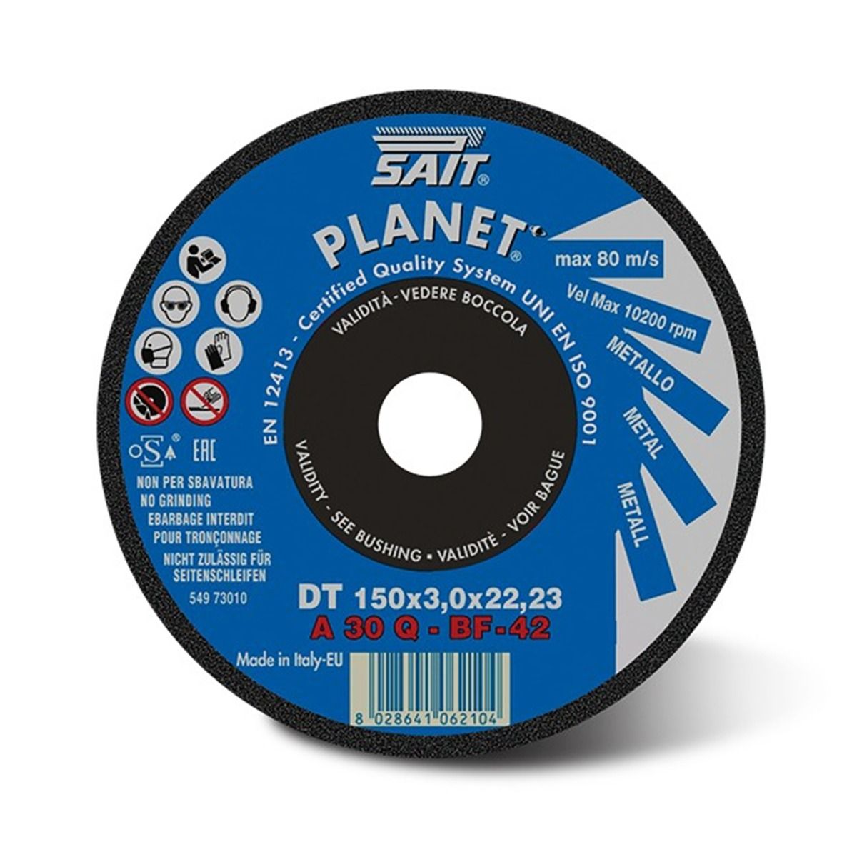 Sait 006219 Metal Cutting Disc 230mm (Pack Of 10)