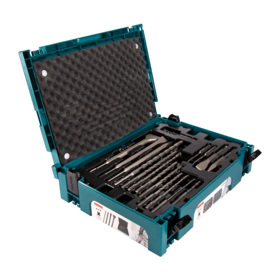 Makita B-52059 SDS+ Drill Bit & Chisel Set 17 Piece + Makpac 1 Connector Case