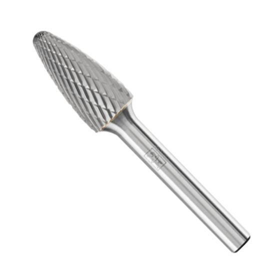 Pferd 21117826 Tree Shape Radius End RBF Carbide Burr Cut 3 Plus 12 x 25 x 6mm 