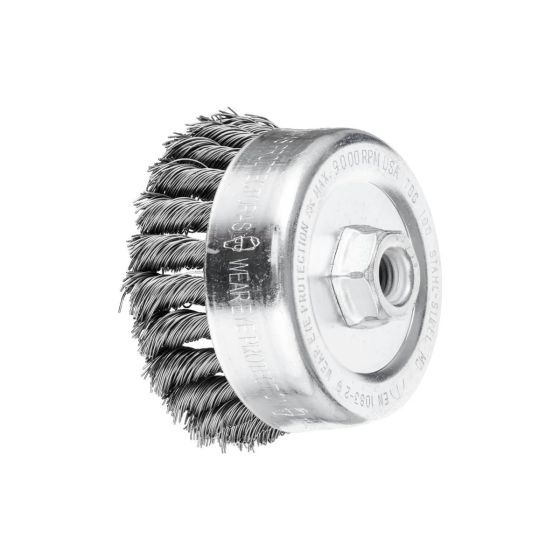 Pferd 43308031 Twist Knot Steel Wire Cup Brush M14 x 100mm
