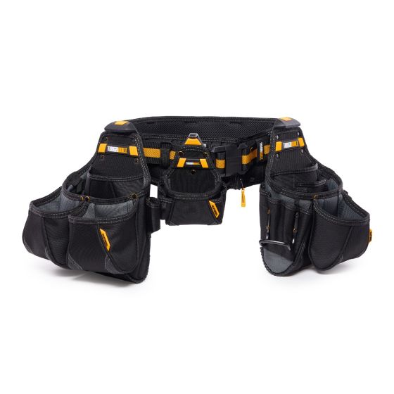 ToughBuilt TB-CT-101-4P Contractor Tool Belt & Pouch Set 4PC 