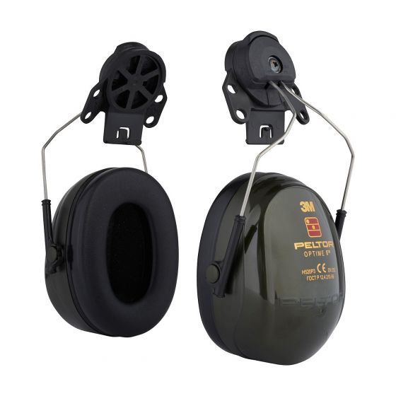 3M H520P3G-410-GQ Peltor Optime II Helmet Mounted Ear Defenders SNR 30dB
