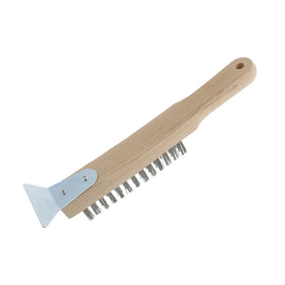 4-Row Wire Brush c/w Scraper