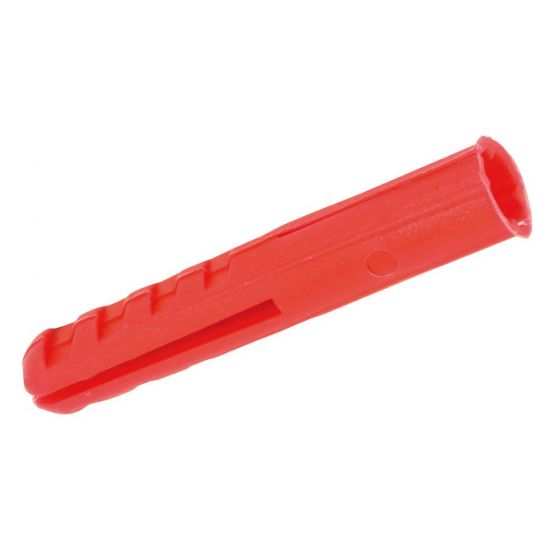 Rawlplug Plastic Plugs Red 3.5-5mm 