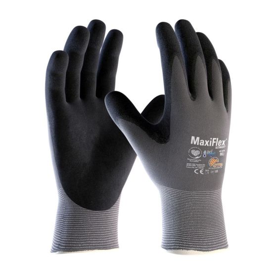 ATG 42-874-C MaxiFlex Ultimate NBR Palm Coated Gloves