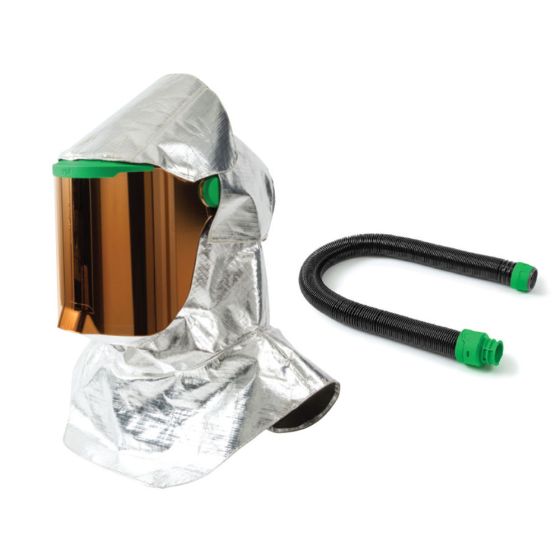 GVS 16-010-24-CE Z-Link Radiant Heat Respirator With Aluminized Shoulder Cape