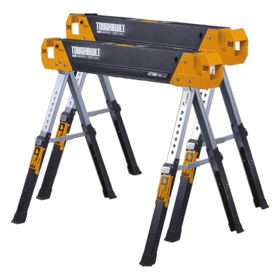 ToughBuilt TB-SH60-2 Sawhorse Jobsite Table Twin Pack