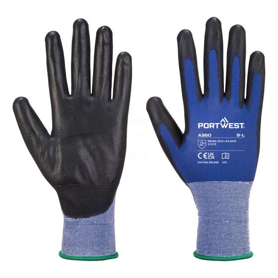 Portwest A360 Senti-Flex Palm Coated PU Gloves