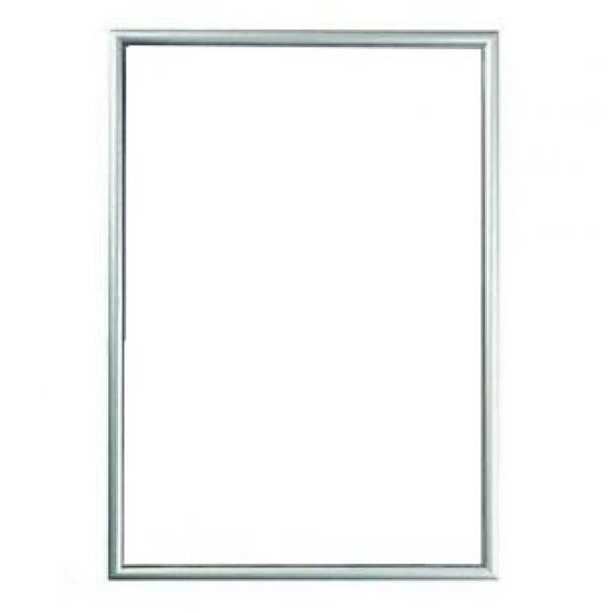  A4 Anodised Silver Snap Picture Frame with Mitred Corners