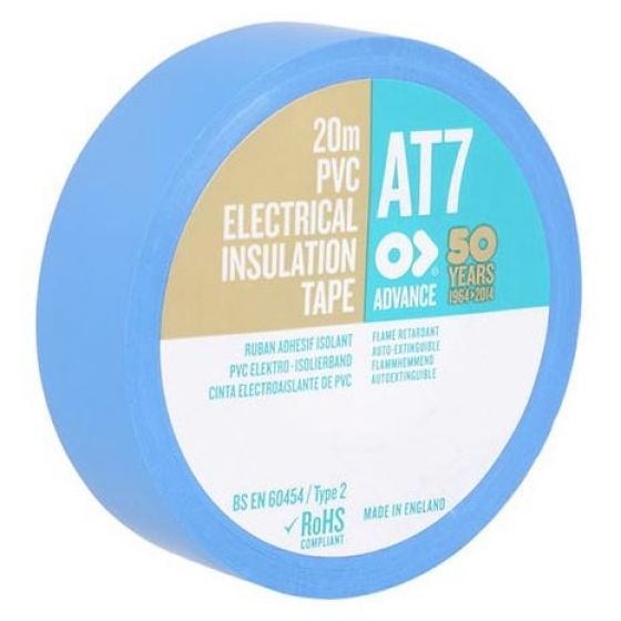 Advance Tape AT7 Blue Insulating PVC Tape 20m 