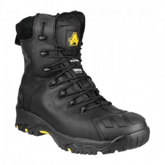 MENS AMBLERS S3 WATERPROOF SAFETY STEEL TOE CAP COMBAT WORK ANKLE BOOTS SHOES SZ 