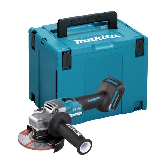 Makita GA004GZ01 40V Max XGT Cordless Brushless Angle Grinder 115mm Body Only +  Makpac Case Type 4