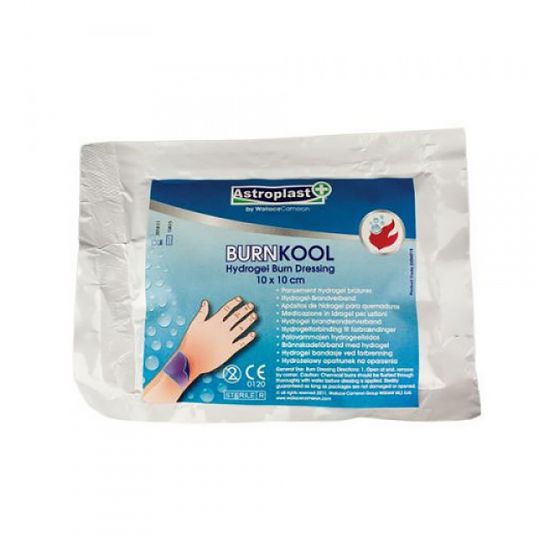 Astroplast 2206018 Burnkool Hydrogel Burn Dressing 10cm x 10cm Pack of 1