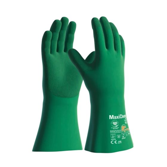 ATG 76-833 MaxiChem Cut TRItech NBR Palm Coated Gloves