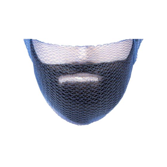 HairTite WHBDM/C31SB Metal Detectable Beard Snood (Pack of 36)