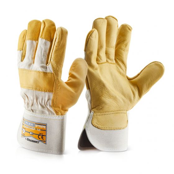 Beeswift Flex CANYHSP Canadian Yellow Hide Rigger Gloves
