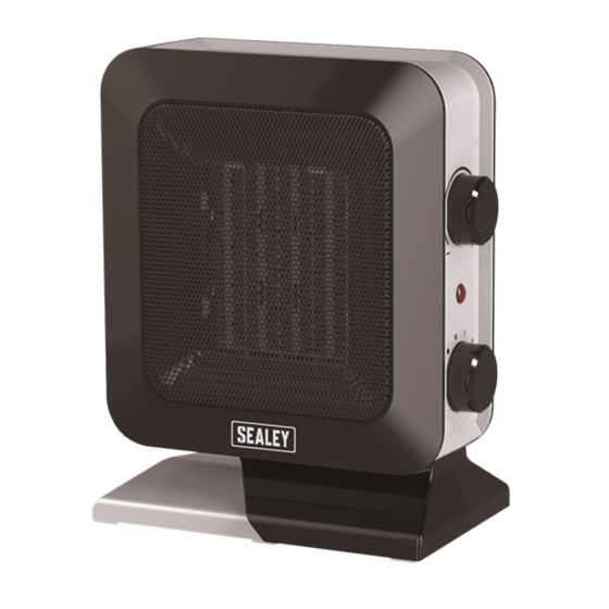 Sealey CH2013 Ceramic Fan Heater 1400W 230v 2 Heat Settings