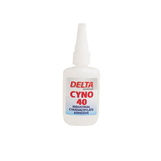 Delta CYNO 40 Cyanoacrylate Bonding Adhesive 50g Clear