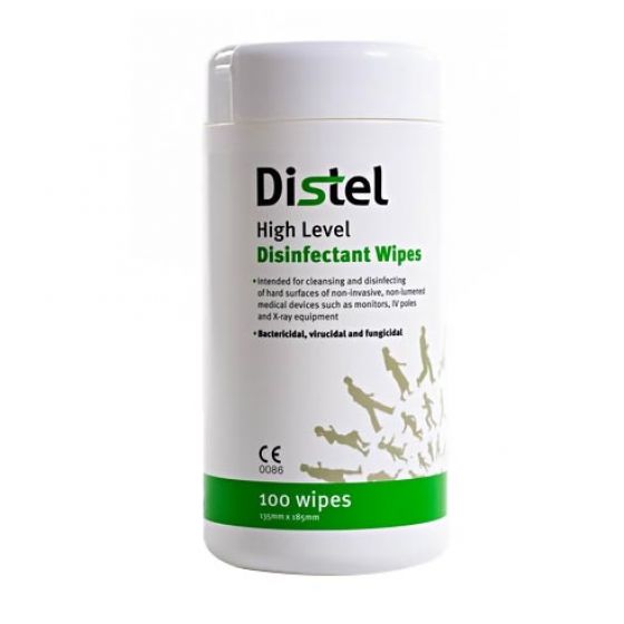 Distel High Level Antiseptic Wipes 