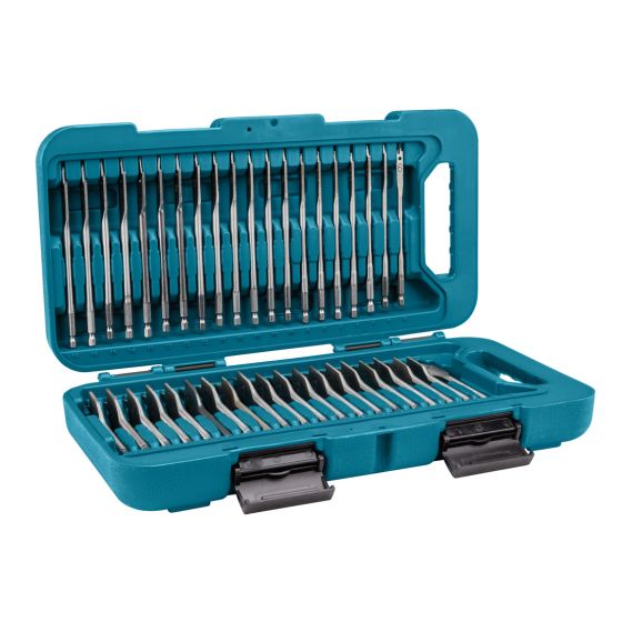 Makita P-90299 Flat Wood Drill Bit Set 40 Piece