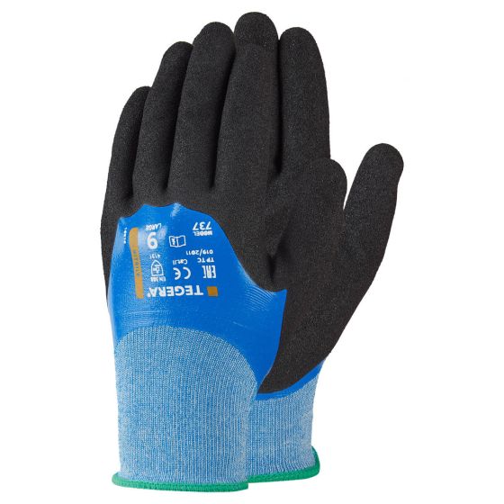 Ejendals Tegera 737 Synthetic Nitrile Double-Dipped Gloves
