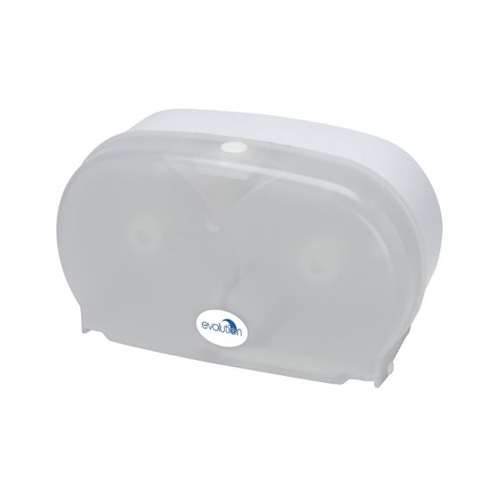 Evolution DIS840EW Micro Twin Toilet Roll Dispenser