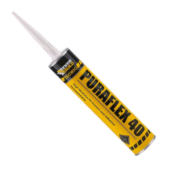 Everbuild INDPU40WE Puraflex 40 Polyurethane Sealant and Adhesive