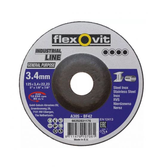 Flexovit 66252831176 General Purpose Cutting Disc 125mm