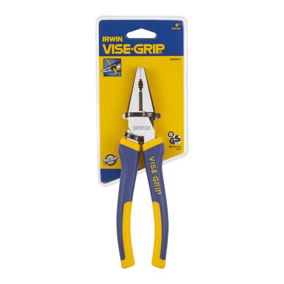 Irwin ViseGrip Combination Pliers with ProTouch Grip 200mm (8")