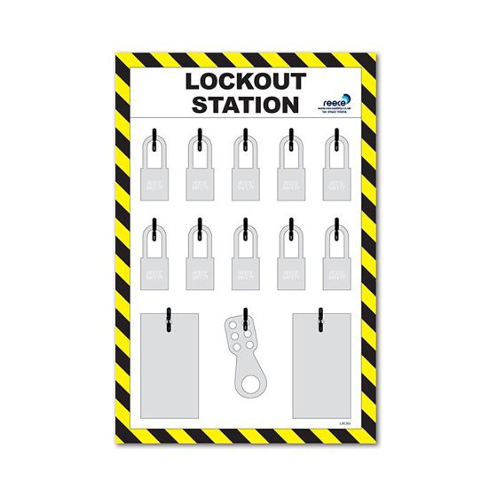 Reece Safety LSE303 Lockout Station (Unstocked)