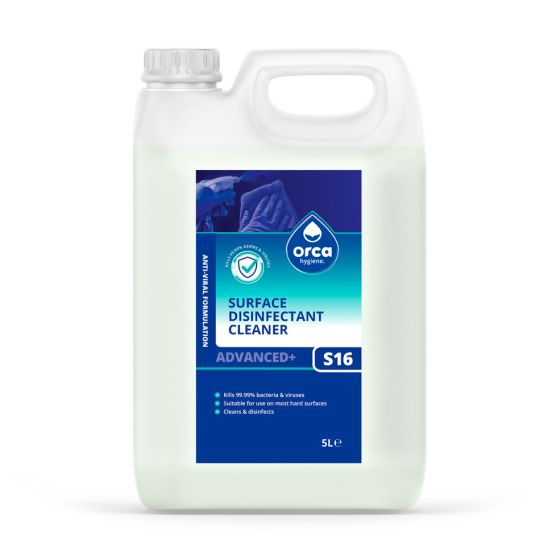 Orca S16 C500 Advanced+ Surface Disinfectant Cleaner 5L