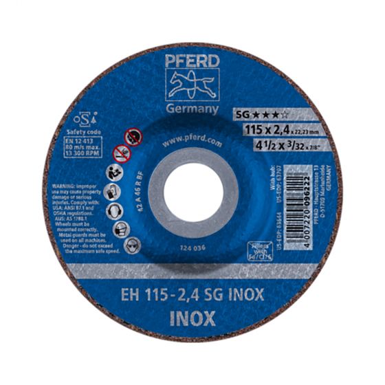 Pferd EH115-2.4 SG Inox Cutting Disc