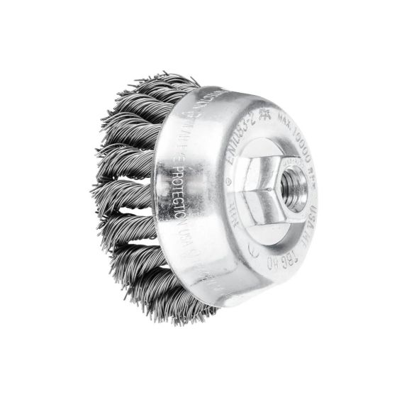 Pferd 43306031 Twist Knot Threaded Wire Cup Brush M14 x 80mm