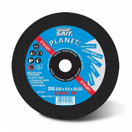 Sait 006018 PLANET Metal Grinding Disc 230mm (Pack Of 5)