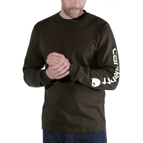 Carhartt EK231 Relaxed Fit Heavyweight Long Sleeve T-Shirt