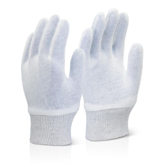 Beeswift SKWSL Ladies Stockinette Super Knitwrist Gloves White